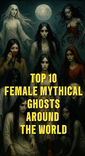 Top Ten Female Mythical Ghosts Around the World 👻 | The Dark Beauty of Global Legends