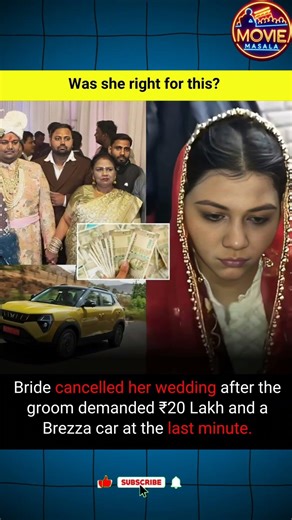 🛑 Standing Up Against Dowry: Bride Cancels Wedding! 👰🚫#ytviralshorts #ytshorts #yt