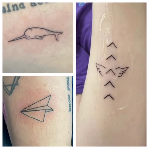 Leather and Lace OC on Instagram: "Tiny flashes, big meaning ✨ Delicate lines, sweet symbols, and quiet little stories you get to carry with you. These are some of my recent tiny tattoo flashes—simple, intentional, and made to last 🤍 Which one is calling your name? #tinytattoos #finelinetattoo #minimaltattoo #tattooflash #tinyink #finelinetattoos #delicatetattoo #microtattoo #tattooartist #tattooideas #smalltattoo #softglamtattoo #leatherandlaceoc"