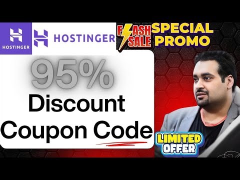 Hostinger Discount Coupon 95% OFF + Extra Coupon (Step‑by‑Step)