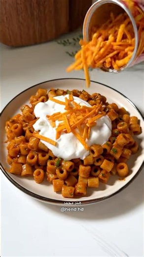 مكرونه حامضه وحاره