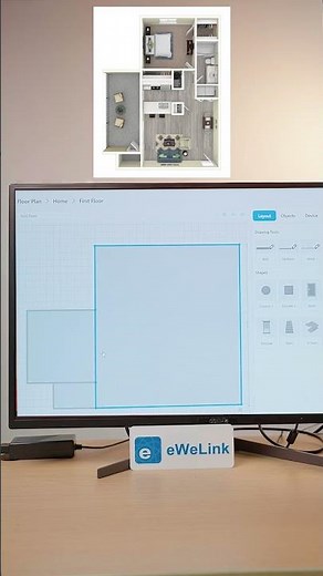 Part 1/4 — This is where visual smart home control begins.Map your home with eWeLink Floor Plan.