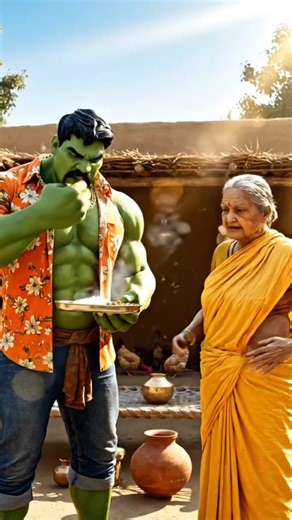 Hulk vs Anaconda: Desi Maa ka Order! 🐍🤣 #shorts #trending #viral #surubhai94 #ytshorts #support