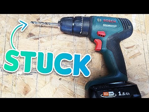 How To Remove A Stuck Drill Bit From A Bosch Drill