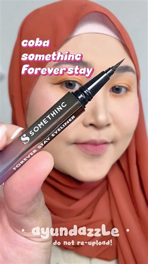 Review Somethinc Forever Stay Eyeliner shade Brown