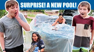 172K views · 4.4K reactions | Surprising Our KIDS! | New Pool | Pool In Truck We surprise our kids with something they have been wanting to do for awhile! They are so excited for the pool in the back of the truck! They really enjoyed their new pool. | Crazy Pieces | Facebook