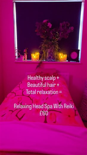If you are craving calm, clarity and steadiness a Relaxing Head Spa with Reiki can help. In January I'm offering a 75 minute Relaxing Head Spa Treatment including Reiki for £60. This is a very gentle treatment, stimulating the parasympathetic nervous system and promoting a feeling of deep relaxation and calm, all while cleansing and detoxifying your hair and scalp. I'll address your scalp & hair issues (dry & flaky / excess oil / slow hair growth / excess shedding / hair thinning), while you de-