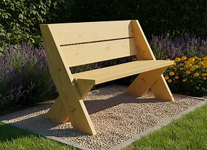 DIY Outdoor Garden Bench Build Plan: Simple Woodworking Project | PDF Download | Step-by-step Instructions - Etsy