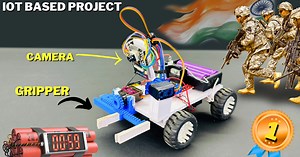 WiFi Detective Robot - for Army | IOT Based Army Robot with Camera | Best science Project | HarishProjects.com