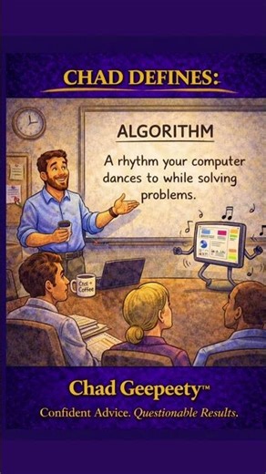 Chad Defines: Algorithm