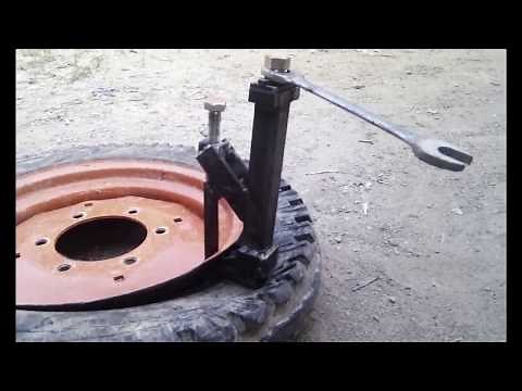 How to build a bead breaker tool. Homemade bead breaker tool - how to build one.