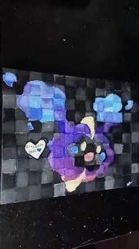 Dibujo de Cosmog🖤✨ #pokemon #pixelart #parati #viral #art #pintura #cosmog
