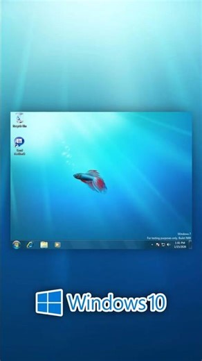 Windows 10, but it looks like Windows 7 Beta... #windows #operatingsystem #windows7