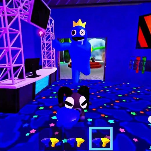 What If I Playing as Ram & Blue Monster In Rainbow Friends funny moments #rainbowfriends #roblox
