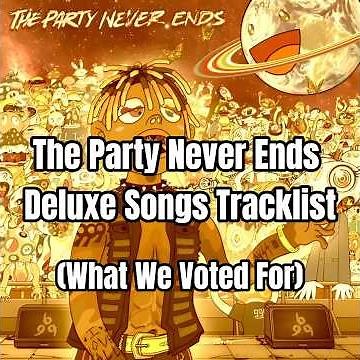 The Party Never Ends Deluxe Tracklist (Video Remake) #999 #juicewrld #tpne #deluxe #fyp #viral #rap