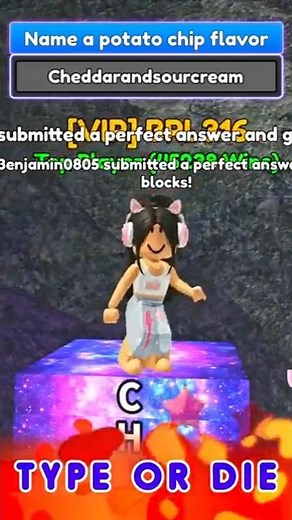 Roblox Type Or Die Longest Answers - Play with TheoBen (10-14-2025) #shorts #roblox #typeordie