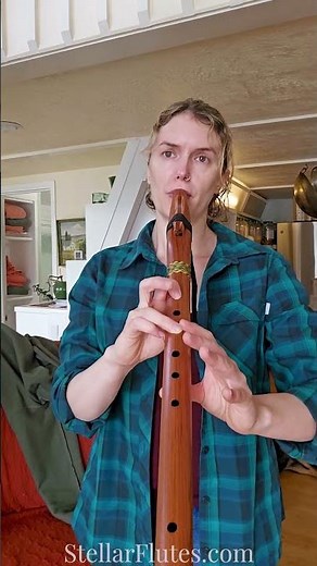 Redwood Native American Style E Flute by Stellar Flutes