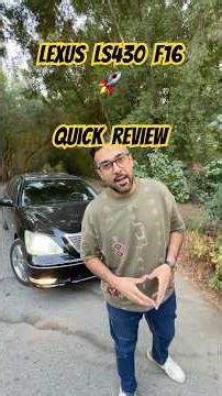 Lexus LS430 F16 Quick Review