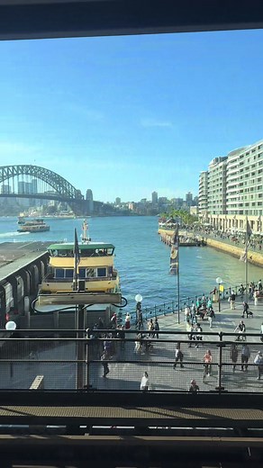 Sydney Harbour View: Arriving at Circular Quay Station