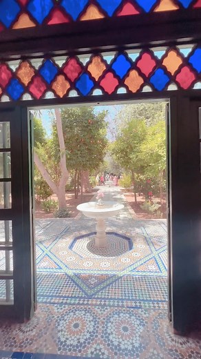 Bahia Palace in Marrakech has outstanding interior design with so much details. The Bahia Palace is a mid to late 19th-century palace in Marrakesh, Morocco. The palace was first begun by Si Musa, grand vizier of Alaouite sultan Muhammad in Abd al-Rahman, in 1859 and then continued and expanded by his son Si Ba Ahmed in Musa, grand vizier of Sultan Moulay Abdelaziz between 1894 and 1900 - Wikipedia . #marrakechmedina #bahiapalace #moroccandesign #moroccaninteriors #mosaics #tilesdesign #tarikbela