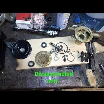 Yanmar 3ym30 raw water pump renewal