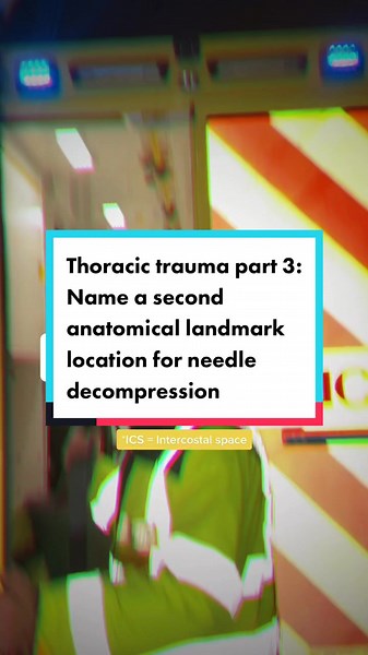 Emergency Medical Quiz: Chest Decompression Techniques