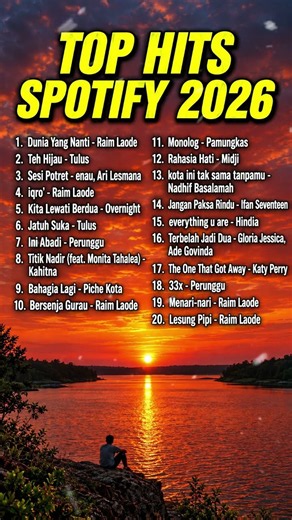 🎧 TOP LAGU GALAU 2026 SPOTIFY TIKTOK TERBARU: Playlist Sad Vibes Paling Hits & Viral