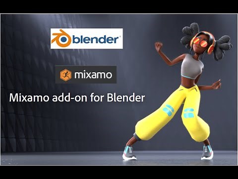Blender Tutorial - Mixamo en Blender en Español 2.8 / 2.9 / 3.0 / 3.1 +