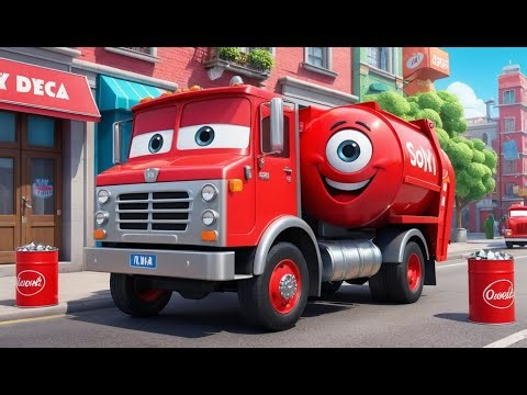Garbage Truck Song – Sorting Colors Wagon by Wagon | Fun Learning Song Kids | Silly Recycling Rhyme