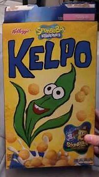 Kelpo Cereal Review! #spongebob #cereal #food #review