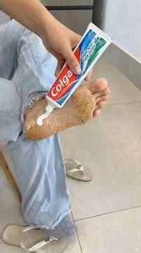 Just apply toothpaste to your feet! (Nail technicians don't want you to know this!)
