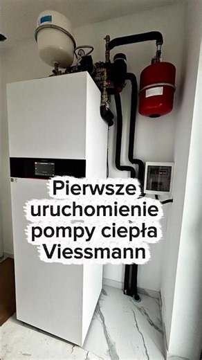 Pierwsze uruchomienie pompy ciepła Viessmann #ogrzewanie #pompaciepła #viessmann #dom