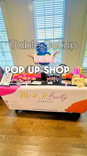 @kas.popupevents on Instagram: "✨ Table set up inspo + pop-up shop tips all in one! Watch how to make your booth stand out & attract the crowd! 🛍️💫 #PopUpPerfection #VendorVibes Save this for your next pop up event!😉"