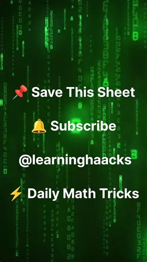 Percentage as Fraction in 3 Seconds 🤯