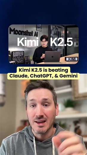 Moonshot the makers of Kimi just drop Kimi K2.5 and it’s beating Anthropic, OpenAI and Google across coding, vision and most interesting agents. Here are the top 3 headlines from the release. #kimi #kimik25 #moonshot #openai #anthropic
