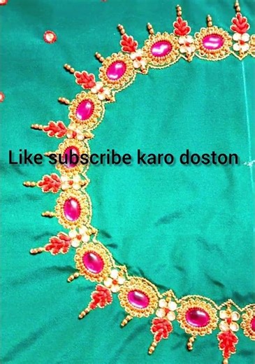 simple zari work