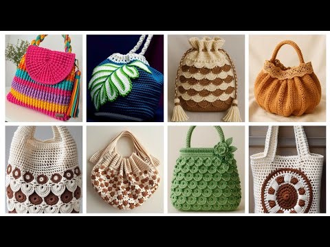 300+attractive Top crochet hand bags Designs ideas for everyone