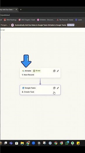 How to automatically create Google tasks