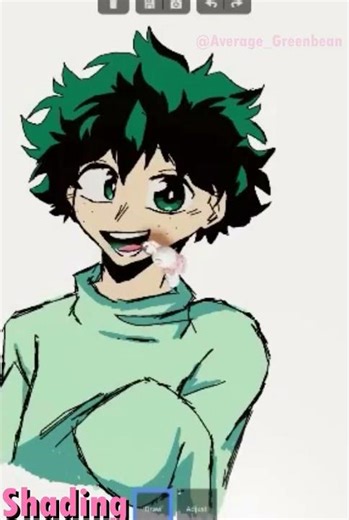 Drawing Deku in Roblox Draw space! #myheroacademia #izukumidoriya #speedpaint #roblox #digitalart