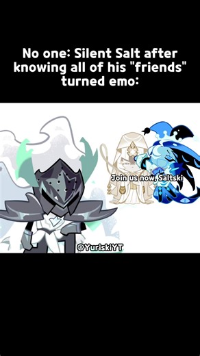 He also became emo momentarily…#cookierunkingdom #cookierun #crk