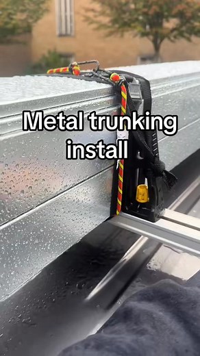 Metal trunking install part 1 #howto #diy #install | Nexoro17