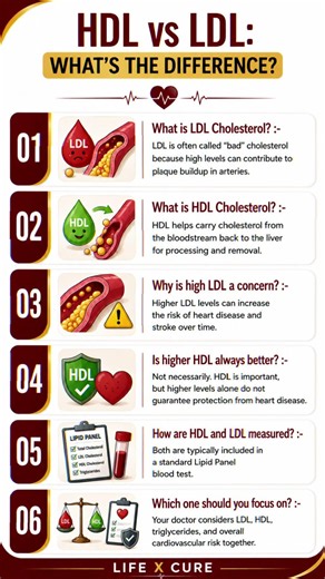 HDL vs LDL: What’s the Difference? 🩸 Good vs Bad Cholesterol Explained