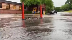 Flooding at Mountain Brook Junior H.S.