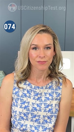 Official USCIS 128 Civics Q 74 | US Citizenship Test 2025 civics #n400 #citizenshipwithjackie