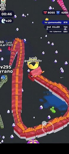 Snake Clash Game – Biggest Snake Wins! 🐍🔥 Multiplayer Battles ‎⁨@supercent_official⁩