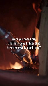 There’s a reason the RocketFire Torch has sold out THREE TIMES – with its 17-inch wand, patented tri-flame cone tip and continuous fuel flow button, you get an even, consistent flame every time. Start your fires in SECONDS. 🔥 Get yours before they’re gone (again!). | RocketFire Torch