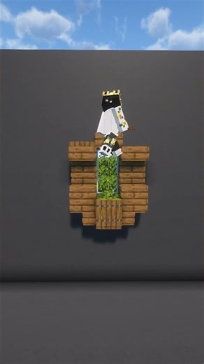 Window Desing Tutorial #minecraft #shorts