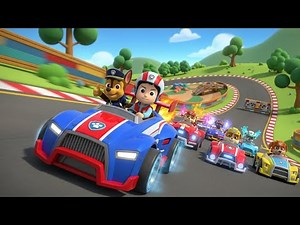 Paw Patrol Car Racing Adventure | Fun Kids Racing Rhyme---