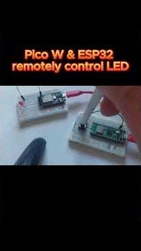 MQTT protocol Pico W & ESP32 remotely control LED