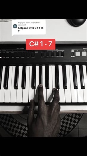 14K views · 278 reactions | How to run your scale on C sharp #piano #pianolessons #pianoplayer #LearnWithMiracle #fypシ゚viralシfypシ゚ | Learn with Miracle | Facebook